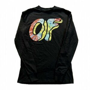 odd Future OF Young Mans Long Sleeved Large Logo Black Shirt, Preloved